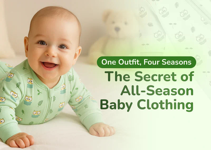 One Outfit, Four Seasons: How Bamboo Viscose Keeps Your Baby Comfy All Year Long