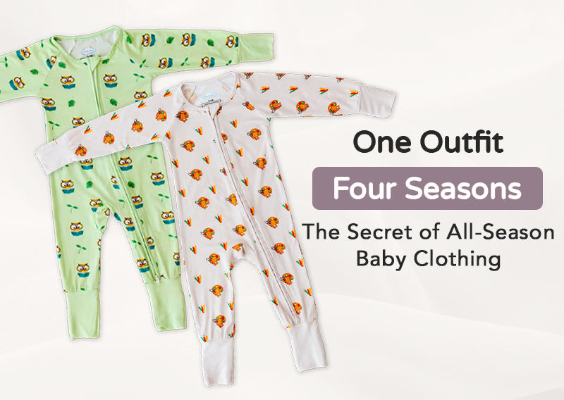 One Outfit, Four Seasons: How Bamboo Viscose Keeps Your Baby Comfy All Year Long
