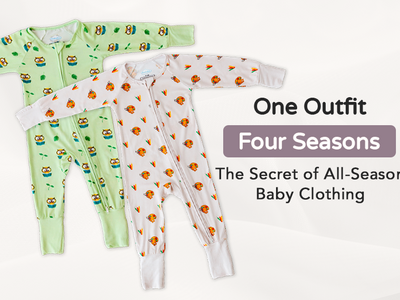 One Outfit, Four Seasons: How Bamboo Viscose Keeps Your Baby Comfy All Year Long